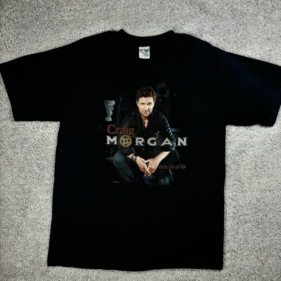 Craig Morgan Shirt Womens Large Country Music Band Tee Little Bit of Life Merch - Picture 1 of 4
